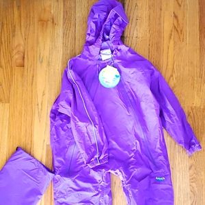 Splashy kids rain suit